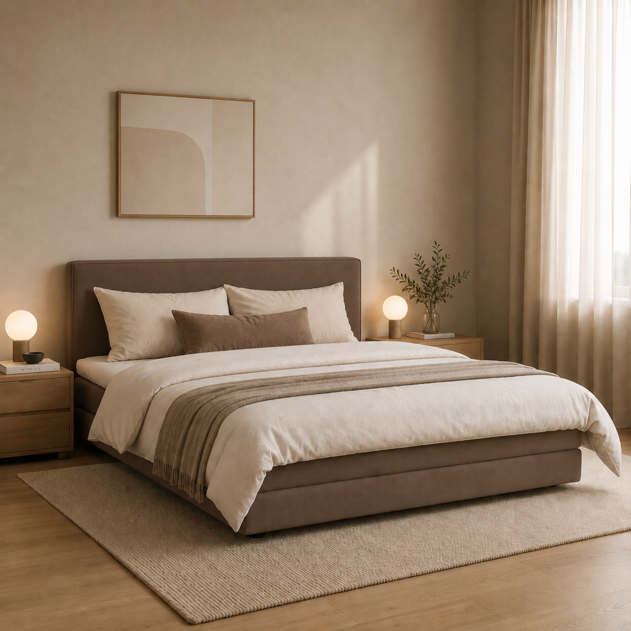 Chic Continental Bed