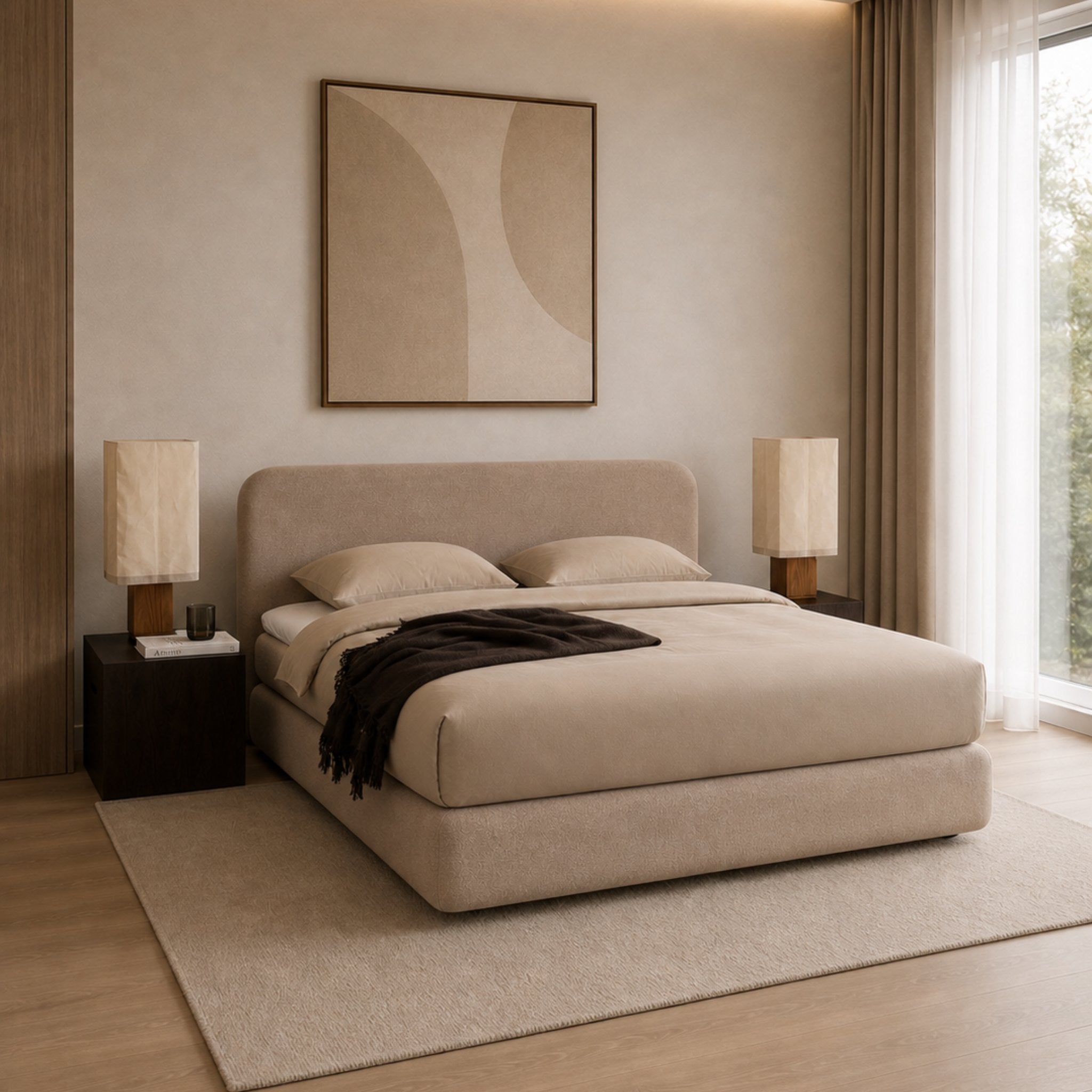 Bold Continental Bed
