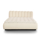 City Frame Bed. Stripe Headboard