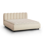 City Frame Bed. Stripe Headboard