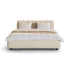 City Frame Bed. Stripe Headboard