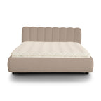 City Frame Bed. Stripe Headboard
