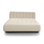City Storage Bed. Stripe Headboard