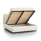 City Storage Bed. Stripe Headboard