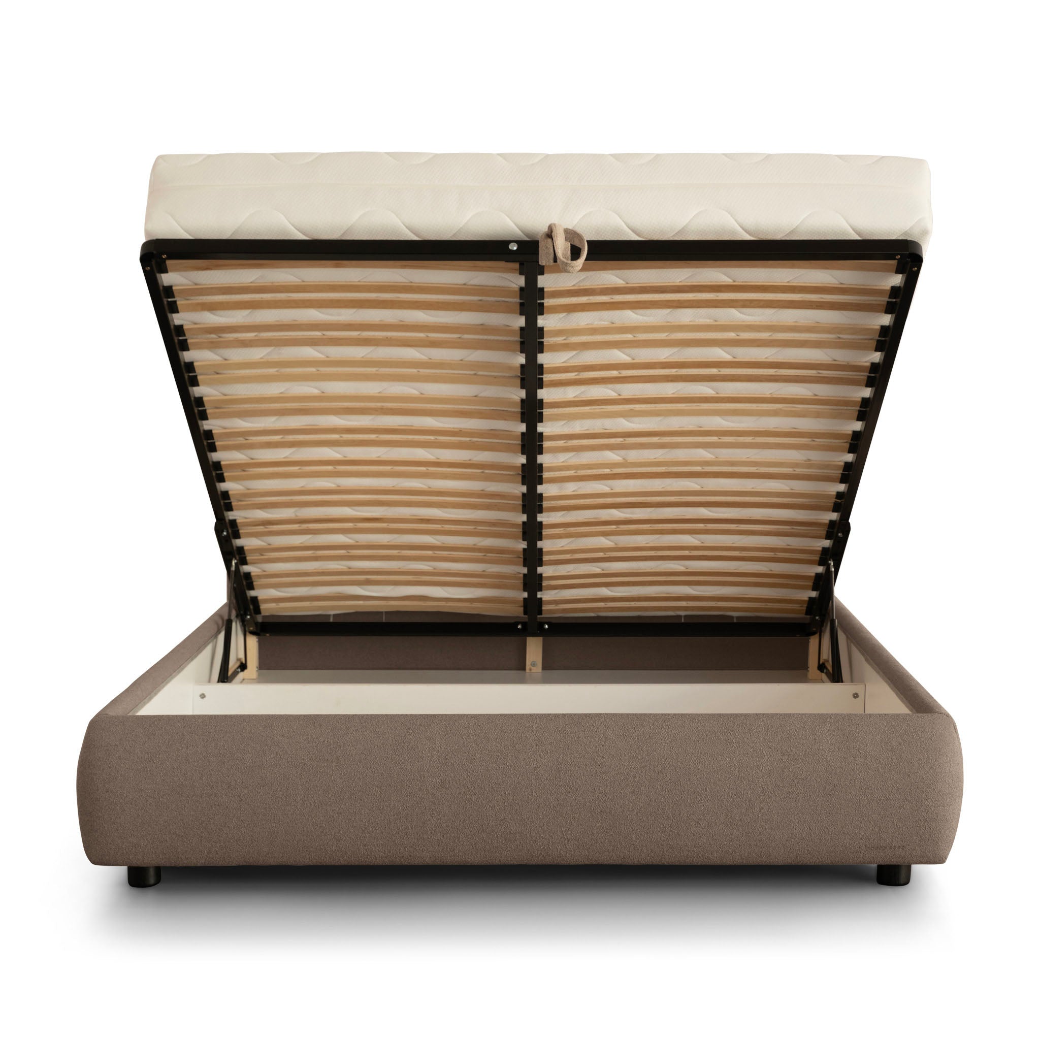City Storage Bed. Stripe Headboard