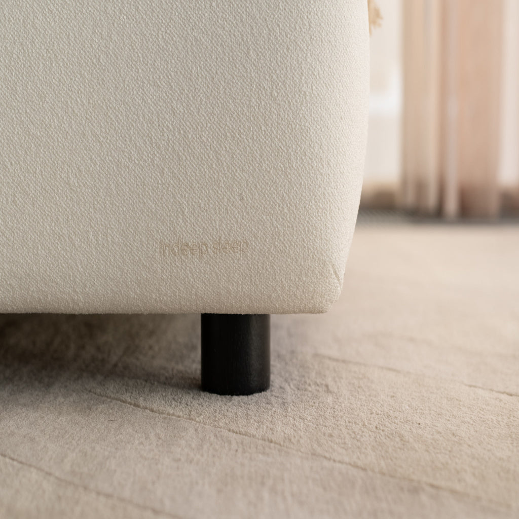 City Storage Bed. Stripe Headboard